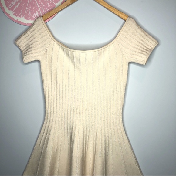 Ronny Kobo Karin dress Ivory off shoulder large - Picture 4 of 8